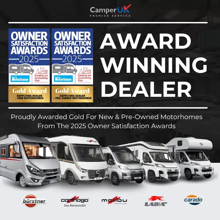 Camper UK Scoops 2 Gold Awards at the 2025 Owner Satisfaction Awards