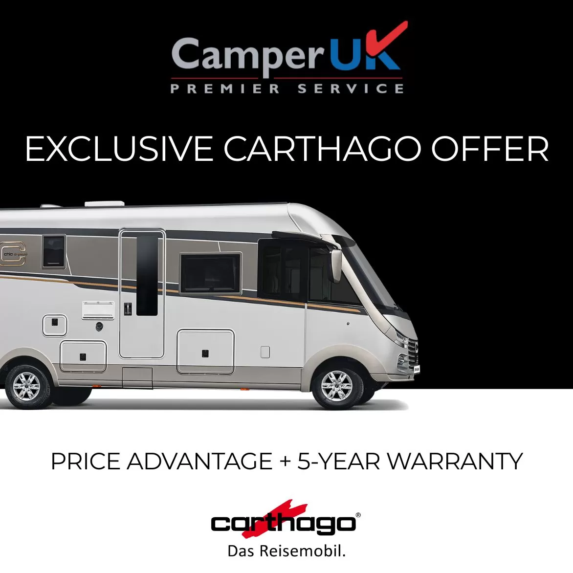  Exclusive Carthago Offer – Price Advantage + 5-Year Warranty